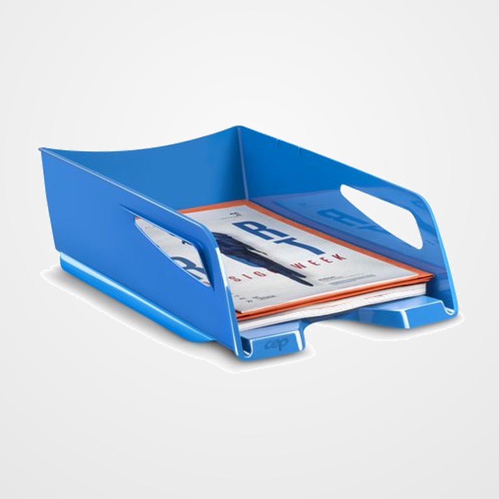 BANDEJA SOBREMESA CEP 220+G GLOSS MAXI AZUL