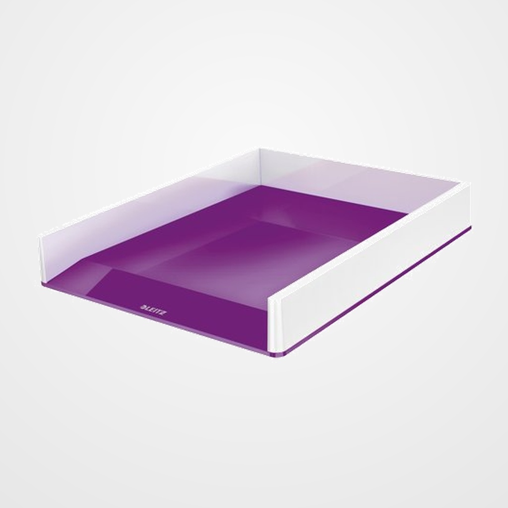 BANDEJA SOBREMESA LEITZ WOW DUAL VIOLETA/BLANCO