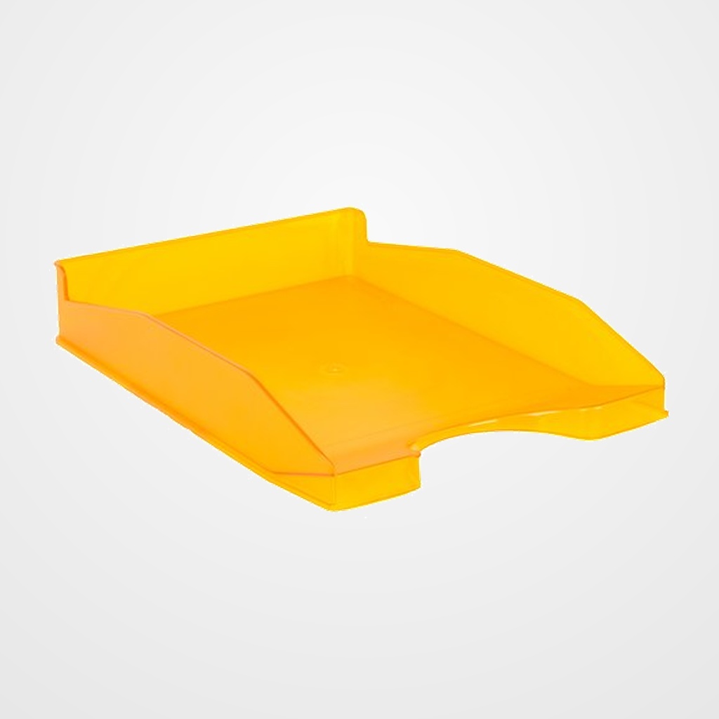 BANDEJA SOBREMESA TRASLUCIDA NARANJA