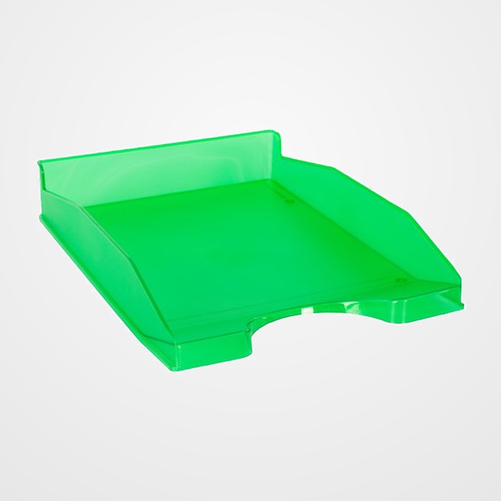BANDEJA SOBREMESA TRASLUCIDA VERDE