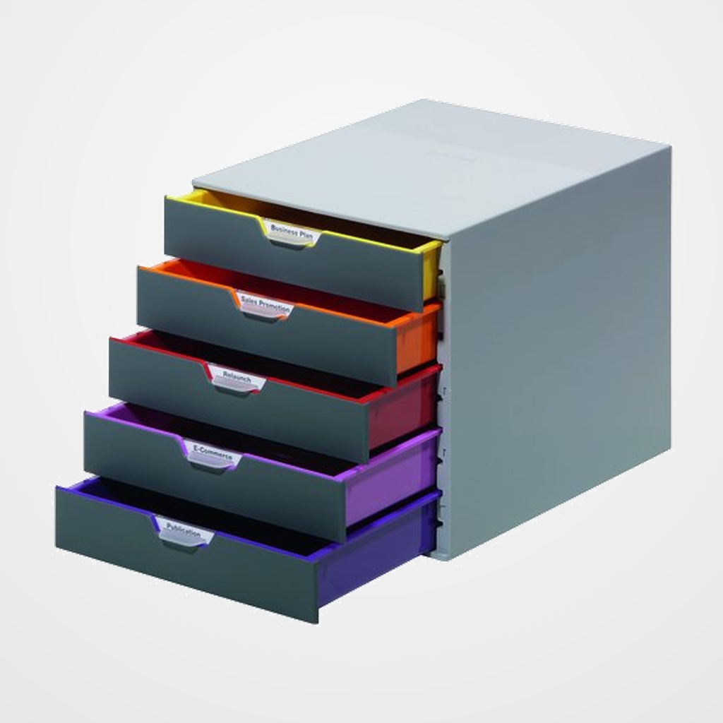 MODULO DURABLE 5 CAJONES VARICOLOR
