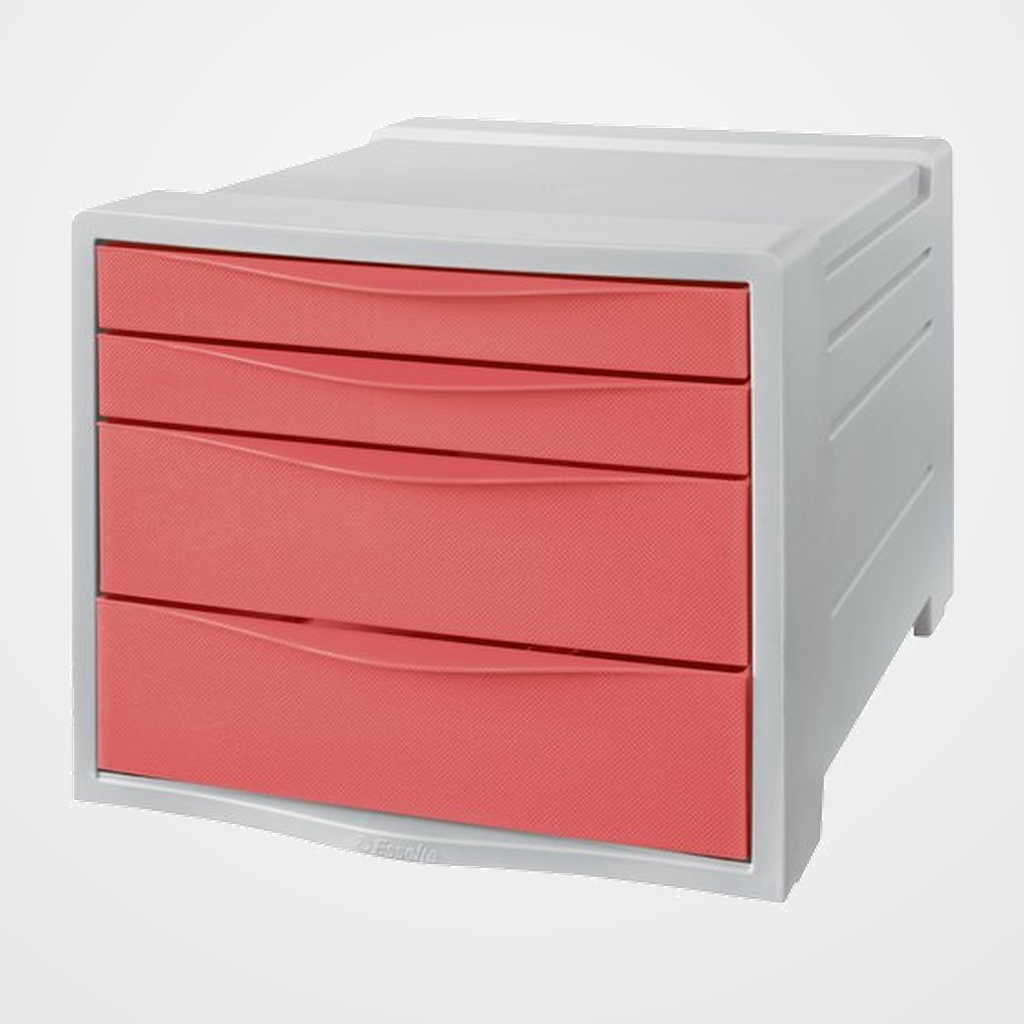 MODULO CAJONES ESSELTE 4 CAJONES COLOUR BREEZE CORAL