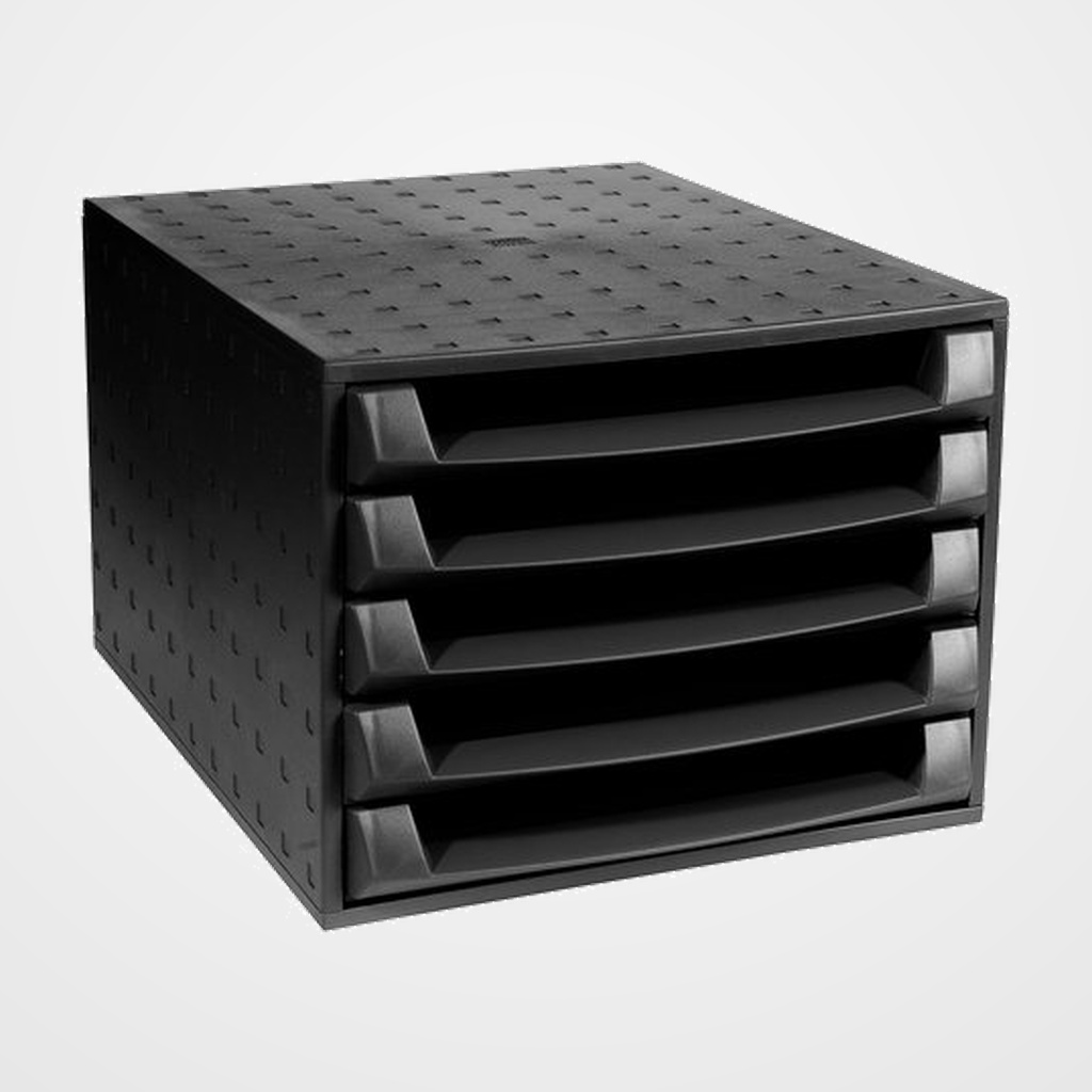 MODULO EXACOMPTA THE BOX ECOBLACK 5 BANDEJAS