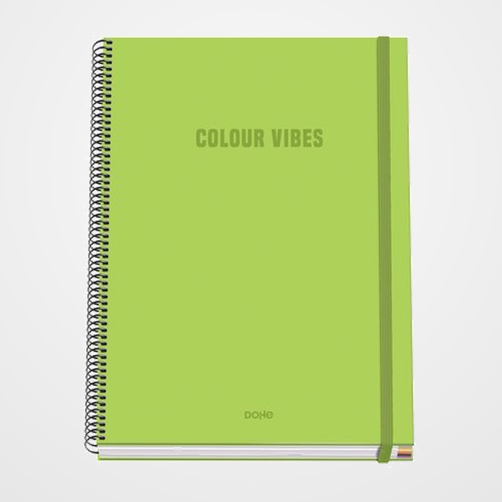 BLOC DOHE COLOUR VIBES micro.tapa EXTRA A4 100h 90gr CUADRIC.5x5 LIMA
