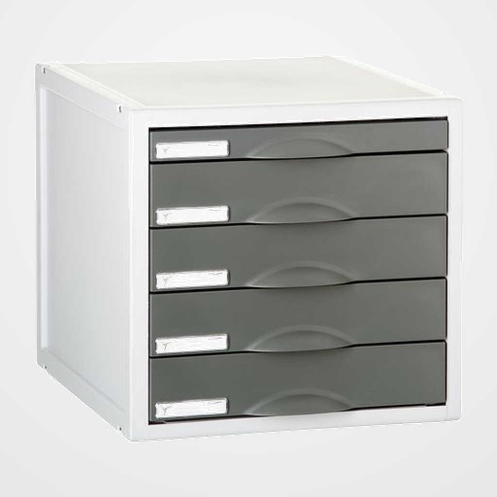 MODULO ARCHISYSTEM 5 CAJONES GRAFITO