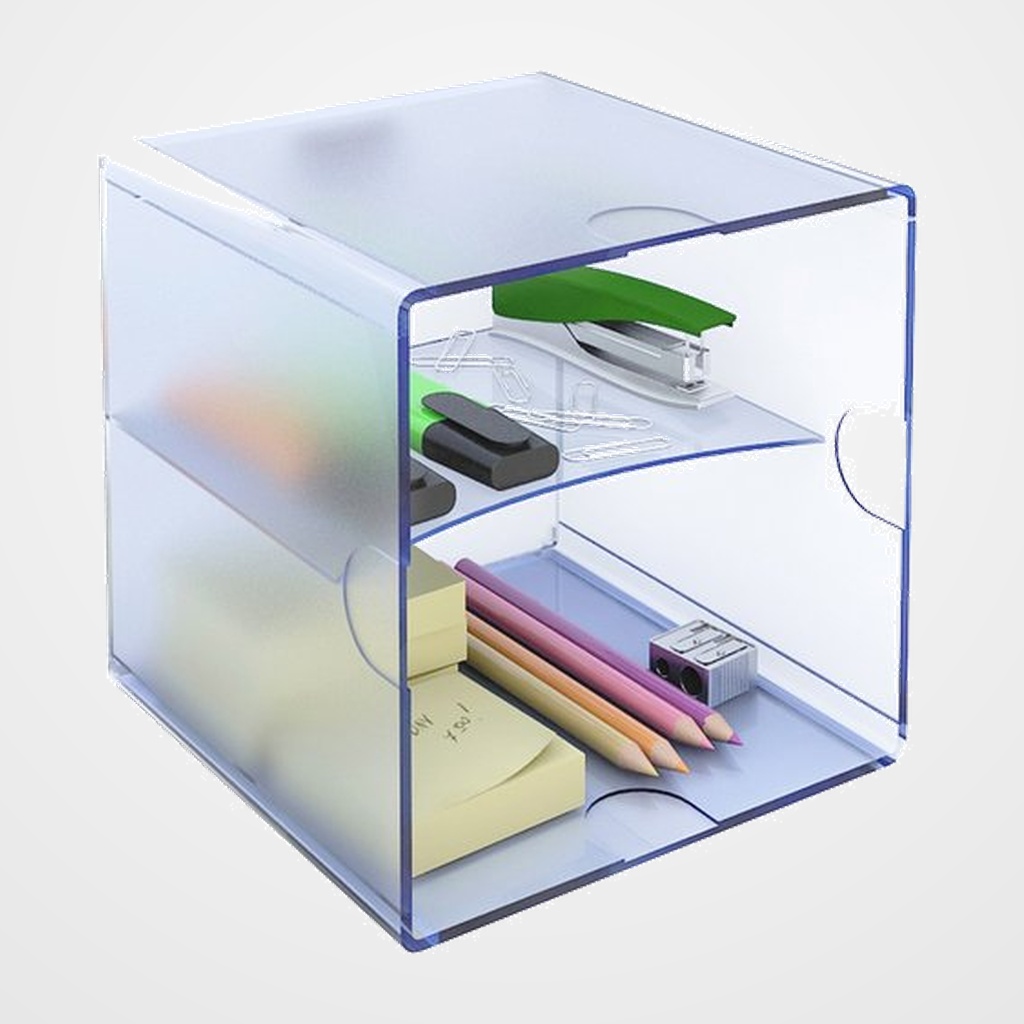 BANDEJA ORGANIZADOR ARCHICUBO 6705 (cubo con estante) AZUL