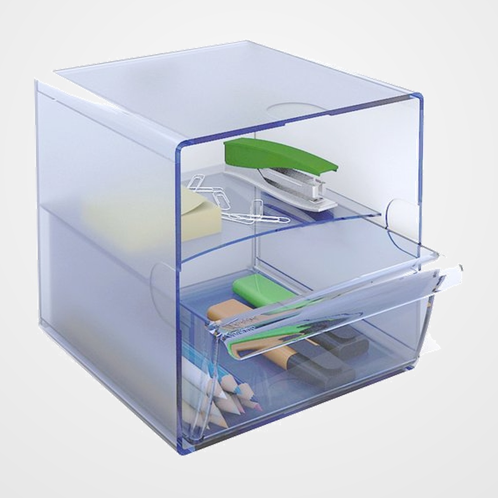 BANDEJA ORGANIZADOR ARCHICUBO 6707 (cubo 1 cajón grande) AZUL