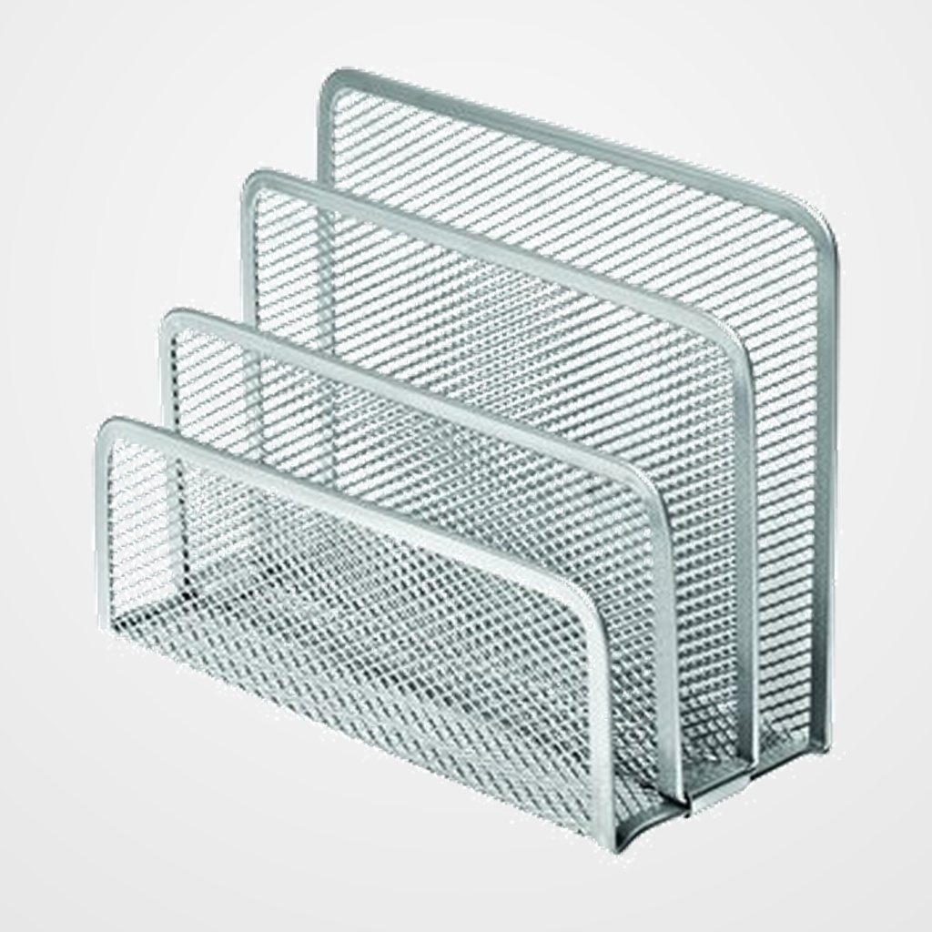 ORGANIZADOR DOCUMENTOS FOROFIS METALICO MALLA PLATEADO