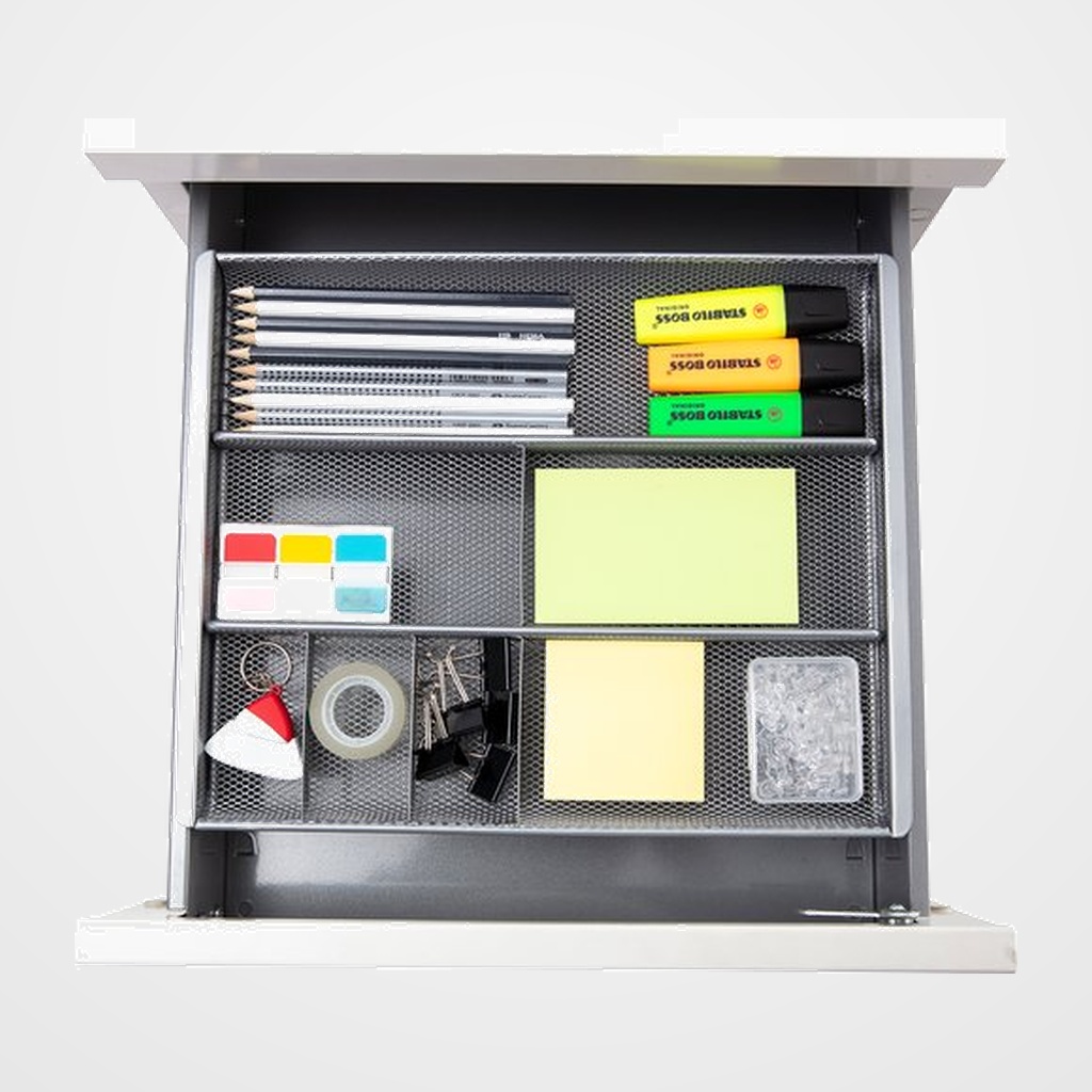 BANDEJA ARCHIVO 2000 ORGANIZADOR PARA CAJON REJILLA MESH 7 COMPARTIMENTOS