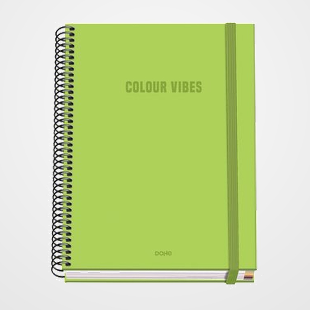 [62503593] BLOC DOHE COLOUR VIBES micro.tapa EXTRA A5 100h 90gr CUADRIC.5x5 LIMA