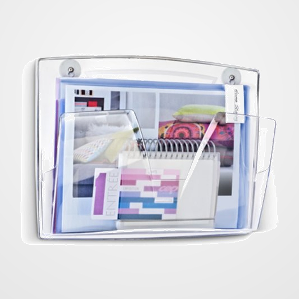 PORTADOCUMENTOS MURAL CEP 170M A4 HORIZONTAL 1 COMPARTIMENTO TRASERA IMANTADA TRANSPARENTE