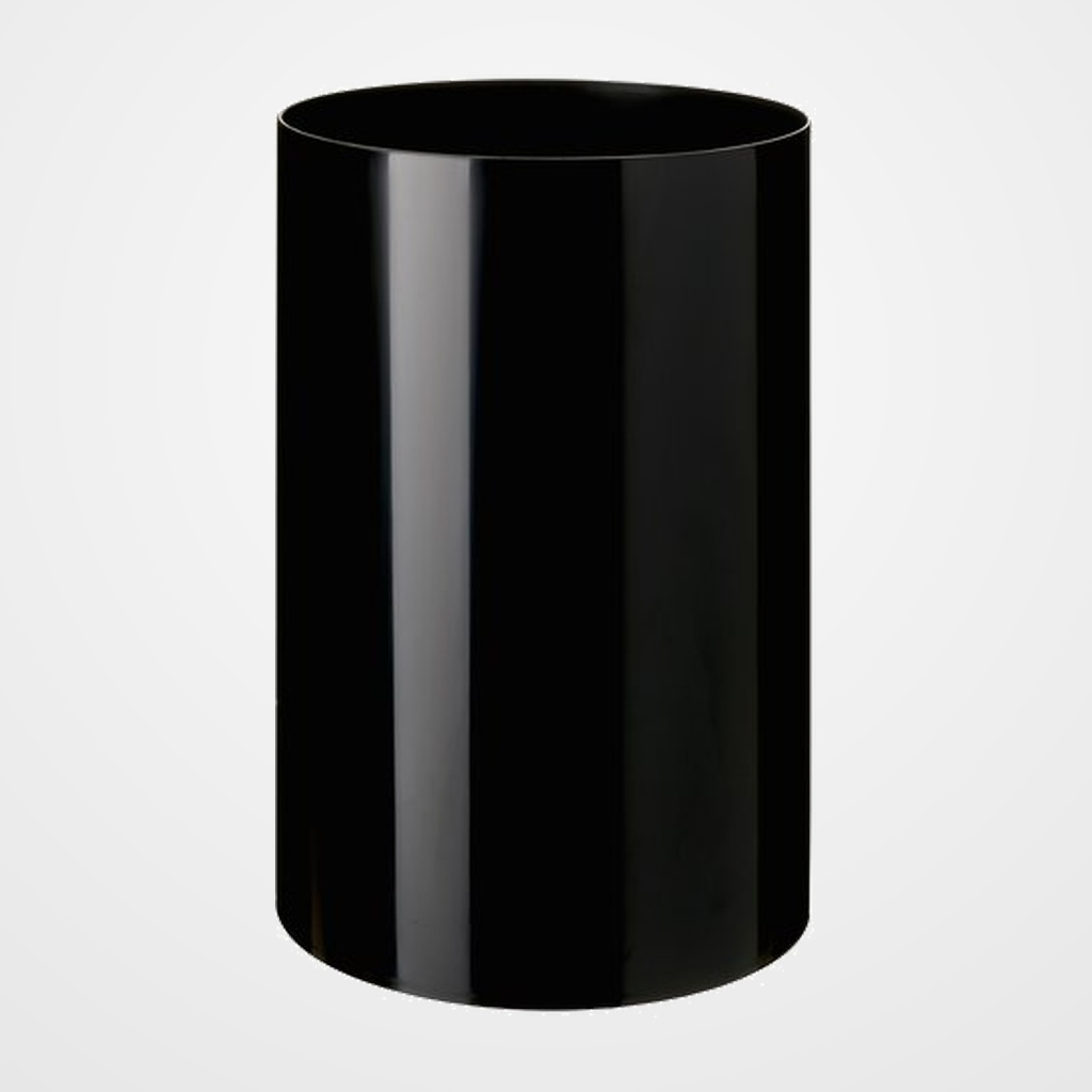 PAPELERA PLASTICO CERRADA A.2000 NEGRA