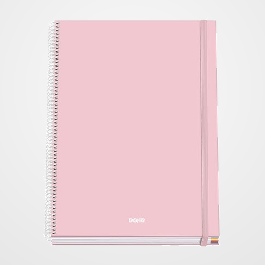 BLOC DOHE SERENITY micro.tapa EXTRA A4 100h 90gr CUADRIC.5x5 ROSA