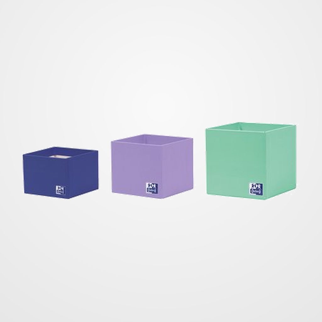 [22501028] ORGANIZADOR SOBREMESA OXFORD 3 CUBILETES SURTIDO (3 mod.)