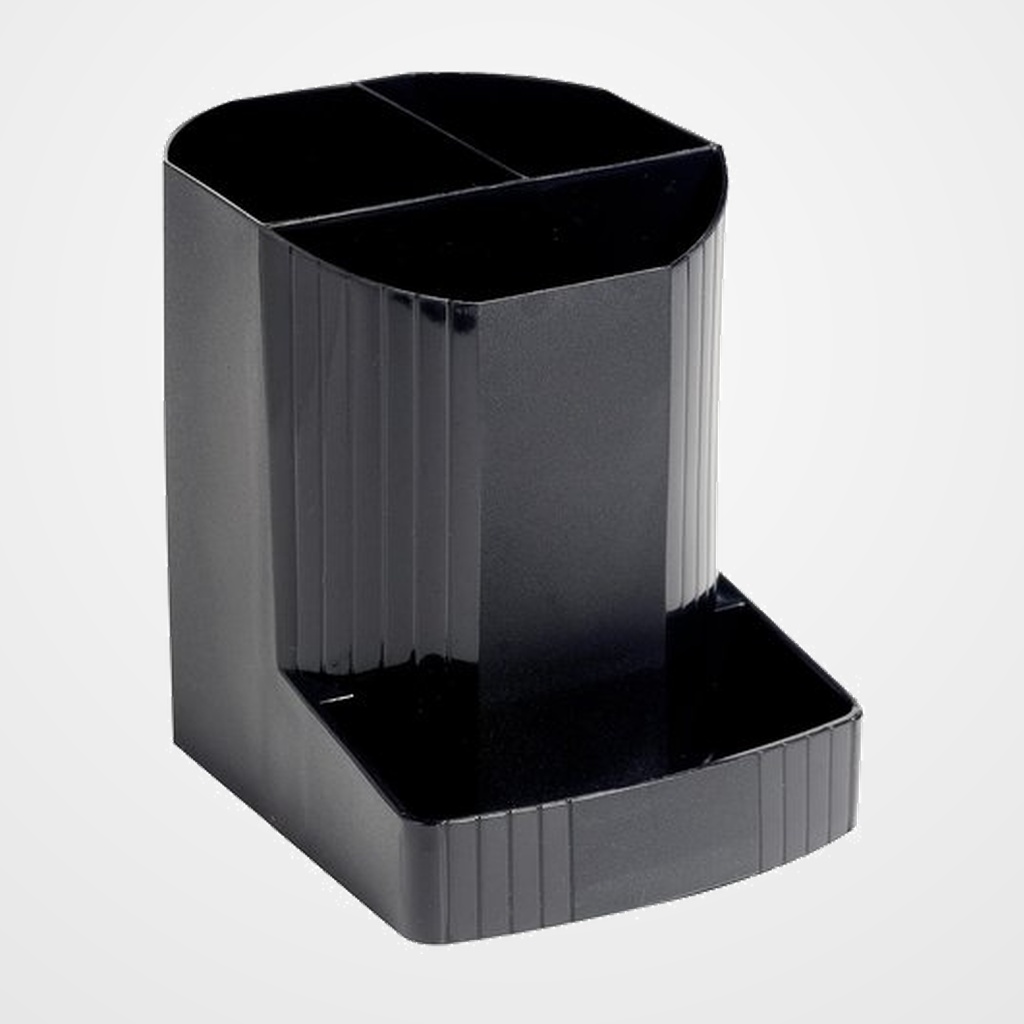 PORTA LAPICES EXACOMPTA MINI-OCTO ECOBLACK NEGRO