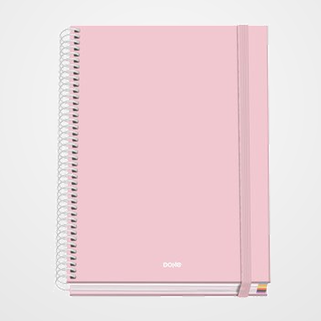 BLOC DOHE SERENITY micro.tapa EXTRA A5 100h 90gr CUADRIC.5x5 ROSA