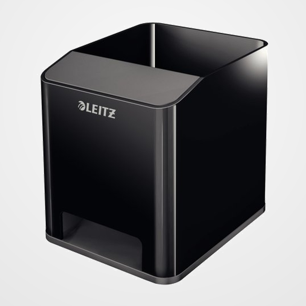 CUBILETE LEITZ SOUND DUAL NEGRO/ANTRACITA