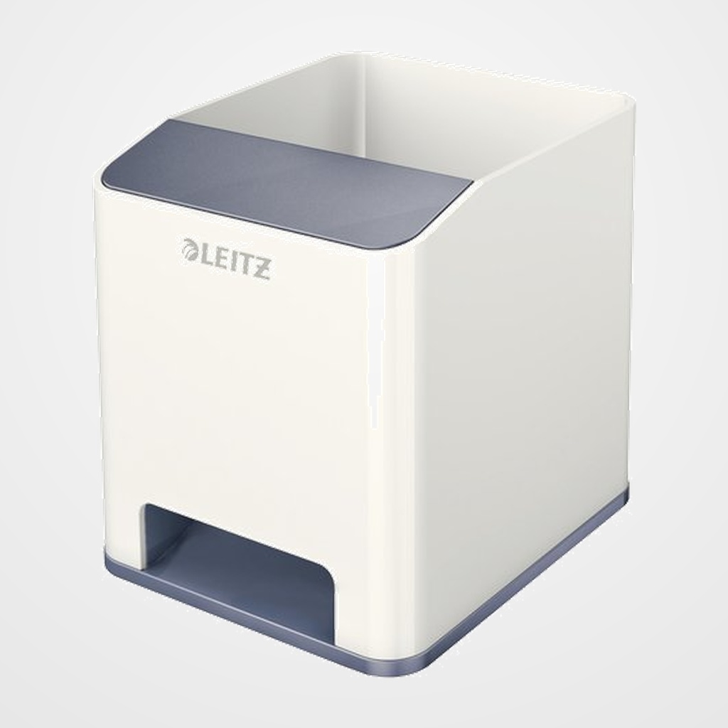 CUBILETE LEITZ WOW DUAL BLANCO PERLA/GRIS