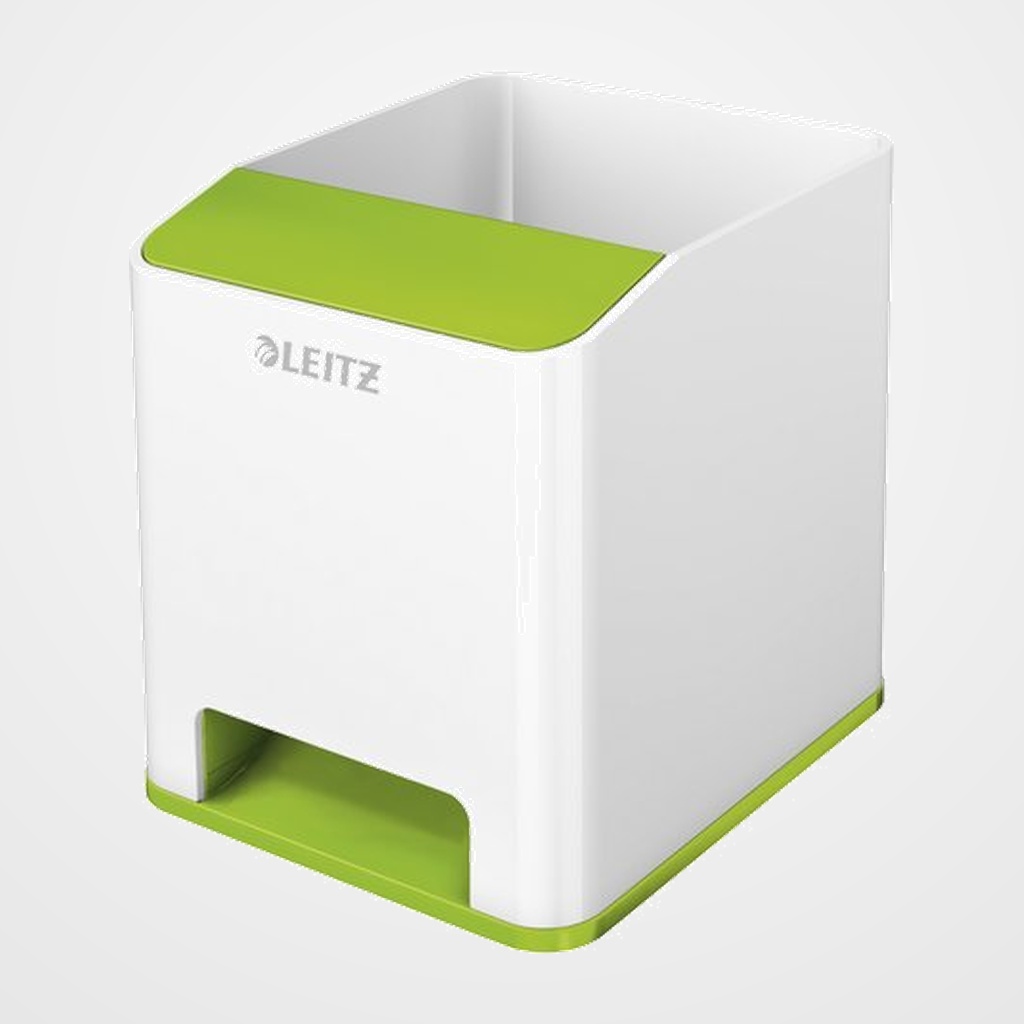 CUBILETE LEITZ WOW DUAL VERDE METALIZADO/BLANCO