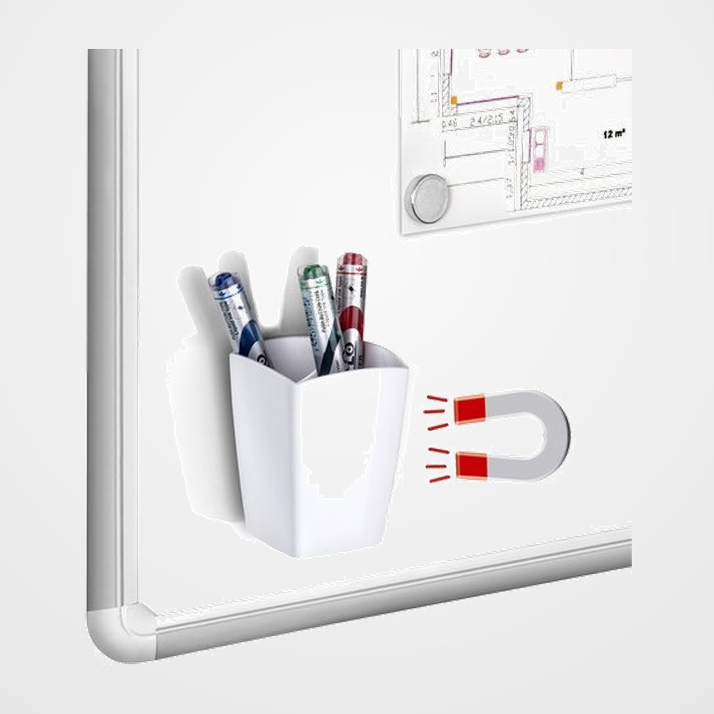 PORTA LAPICES CEP 530MG GLOSS MAGNETICO BLANCO