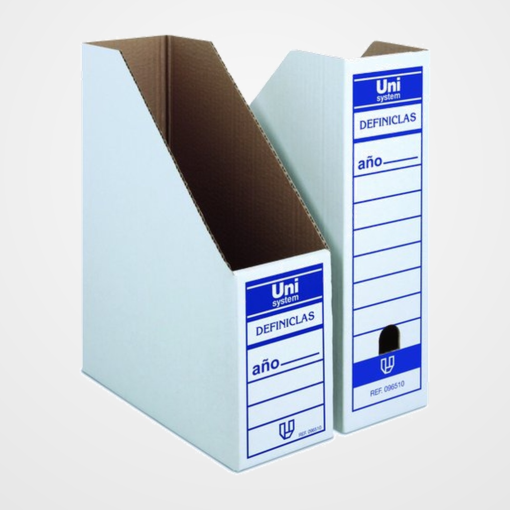 REVISTERO CARTON UNISYSTEM DEFINICLAS Fº 100mm