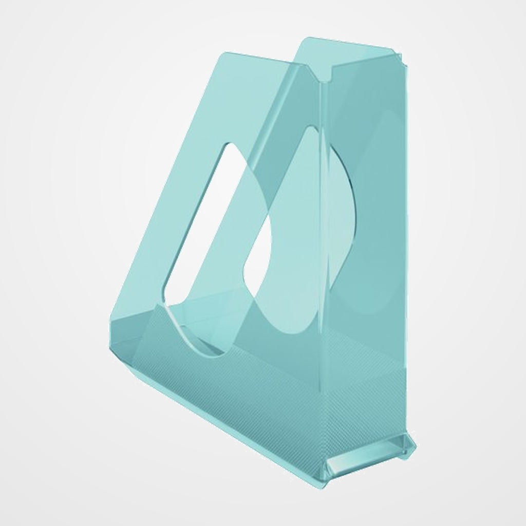 REVISTERO PLASTICO ESSELTE COLOUR BREEZE TRANSPARENTE AZUL