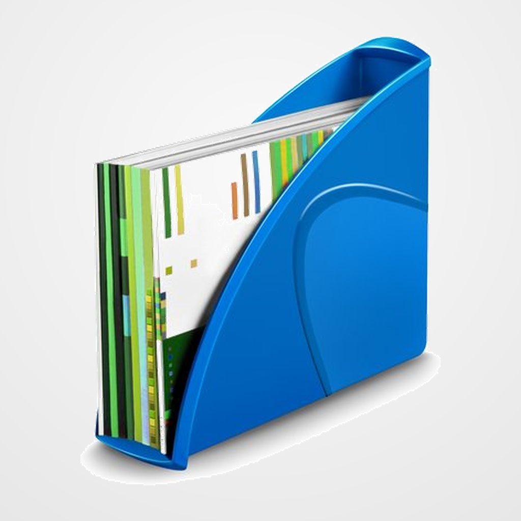[22601111] REVISTERO PLASTICO CEP 674+G GLOSS 674 80mm AZUL