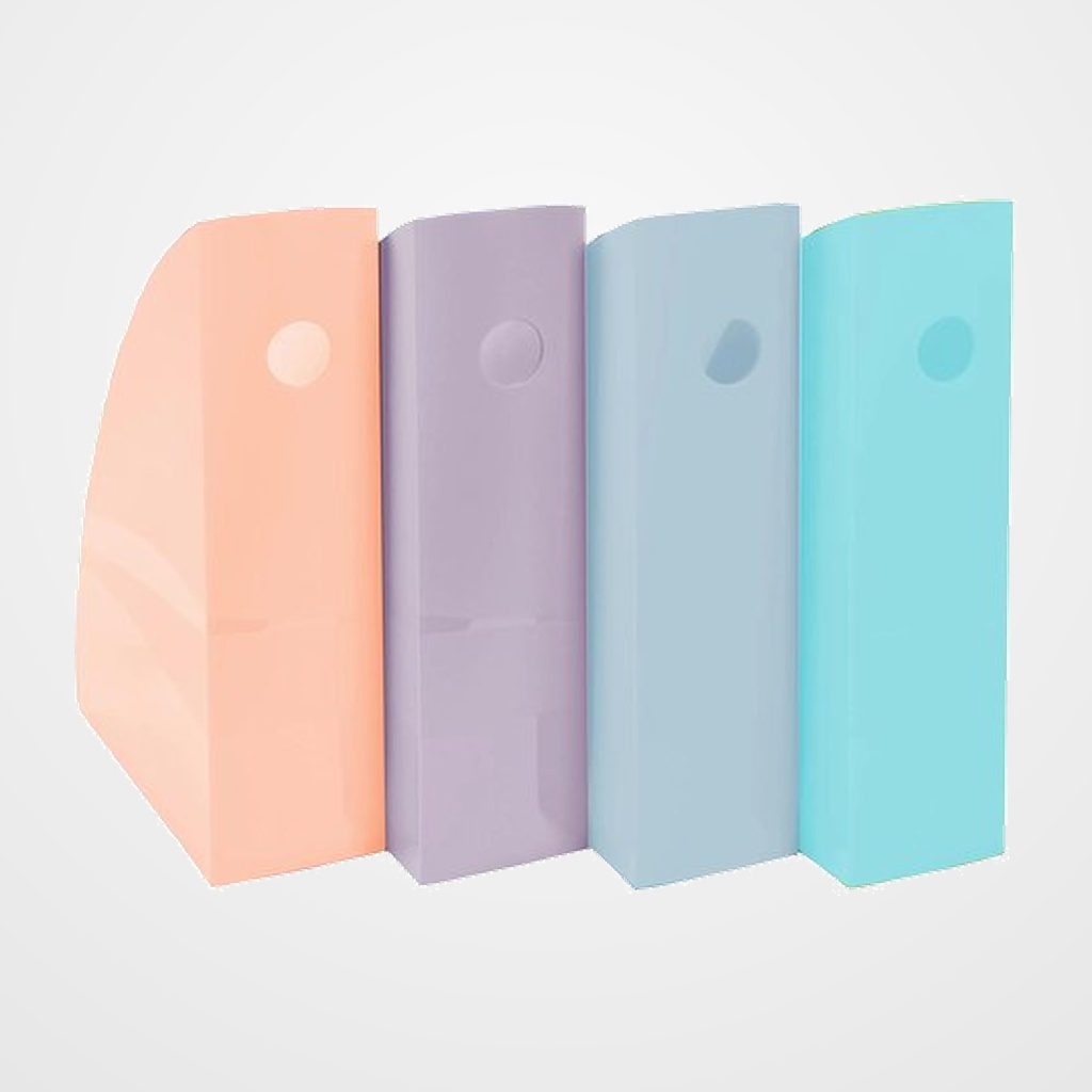 REVISTERO PLASTICO EXACOMPTA MAG-CUBE AQUAREL SET de 4