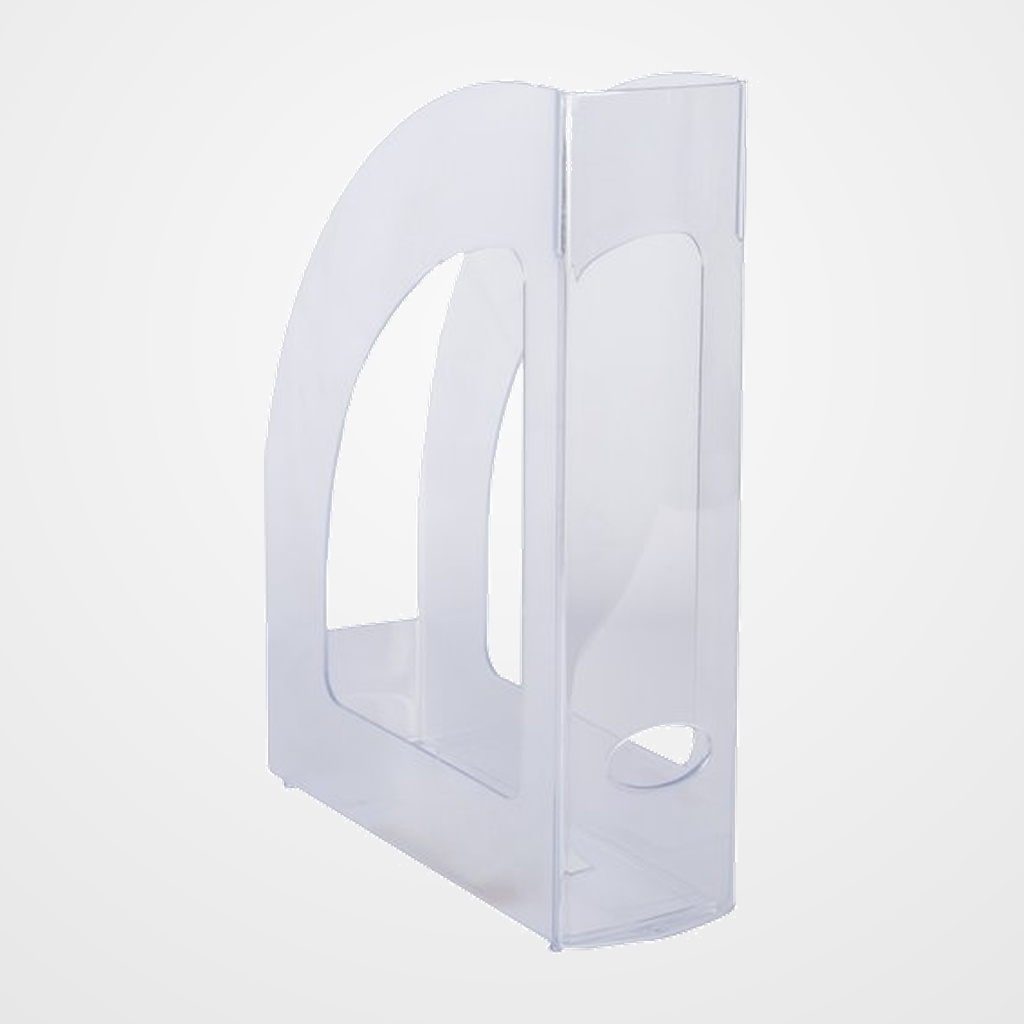 [11601445] REVISTERO PLASTICO 80mm TRANSPARENTE CRISTAL