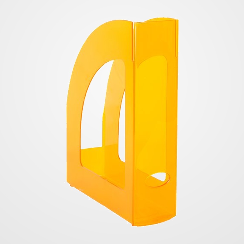 [11601559] REVISTERO PLASTICO 80mm TRASLUCIDO NARANJA