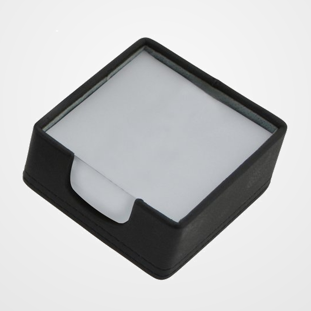 PORTA NOTAS OCTAVILLERO TOMAS CARNERO POLIPIEL 10x10 CM. CON 250 HOJAS NEGRO