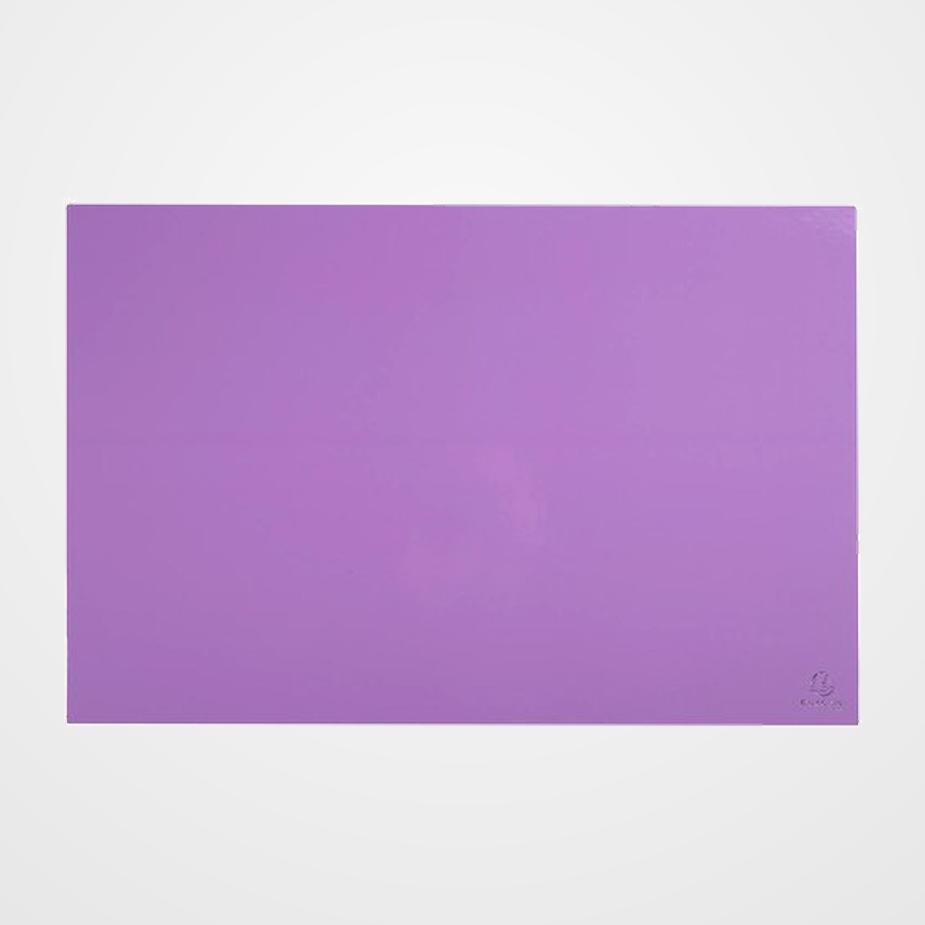 VADE SOBREMESA EXACOMPTA AQUAREL CARTON FORRADO 58x38 cm COMPATIBLE CON RATON MALVA