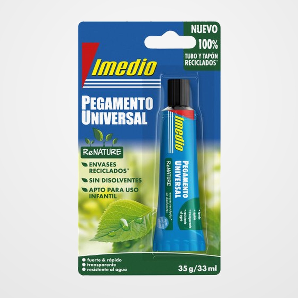 PEGAMENTO UNIVERSAL IMEDIO RENATURE sin DISOLVENTES 33 ml