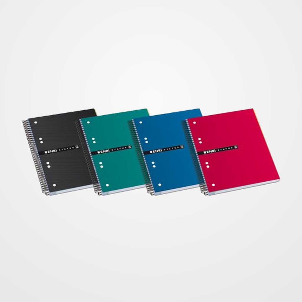 BLOC ENRI STATUS micro.tapa EXTRA A5+ 160h CUADRIC.5x5 70g COL.SUR.(4)