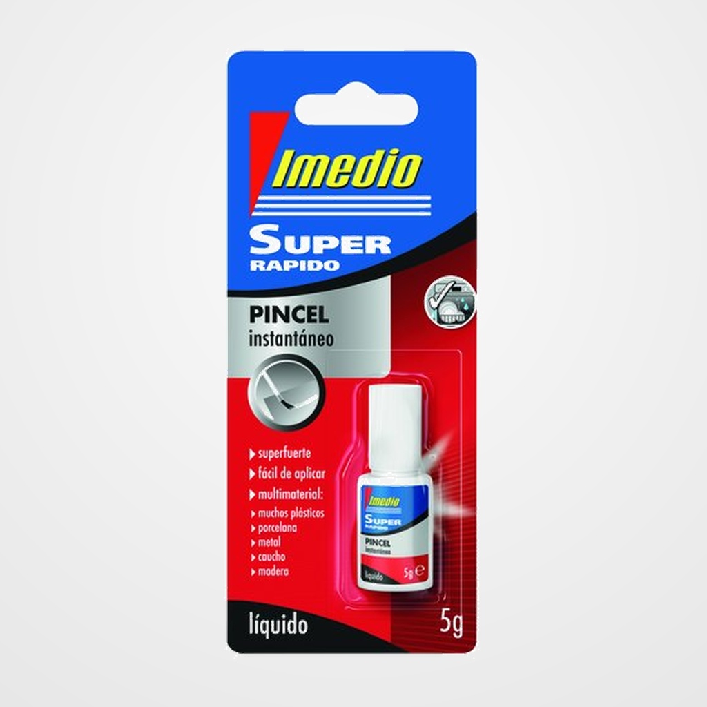 PEGAMENTO INST. IMEDIO SUPER RAPIDO ADHESIVO PINCEL 5gr
