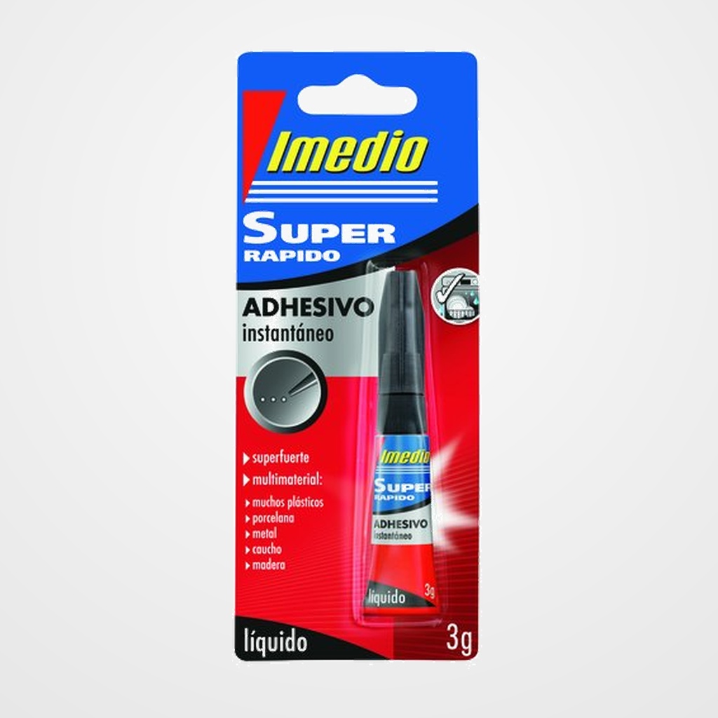 PEGAMENTO INST. IMEDIO SUPER RAPIDO 3g