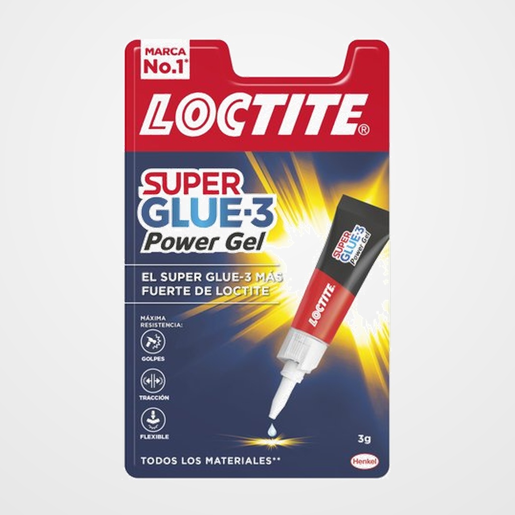 PEGAMENTO INST. SUPER GLUE-3 GEL  3g POWER GEL