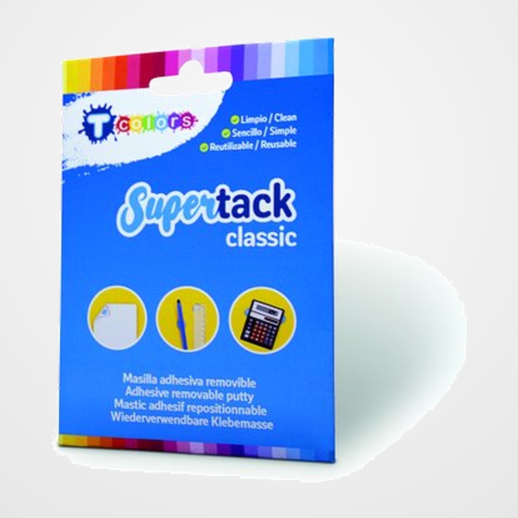 MASILLA ADHESIVA TCOLORS SUPER TACK CLASSIC AZUL