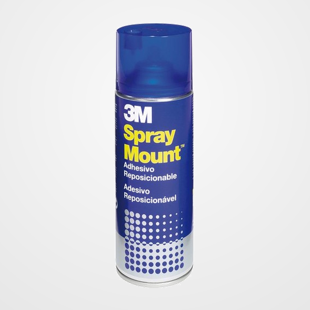 PEGAMENTO en SPRAY 3M 400ml MOUNT REMOVIBLE  (bote AZUL)