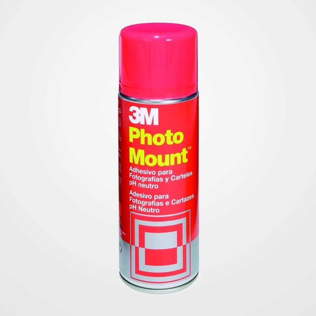 PEGAMENTO en SPRAY 3M 400ml PHOTO MOUNT (bote ROJO)