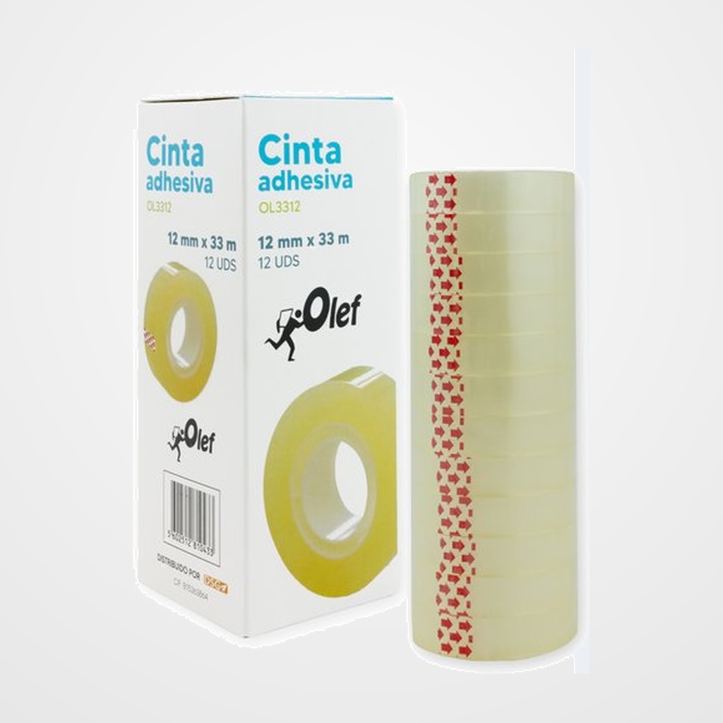 CINTA ADHESIVA OLEF rollo 33x12