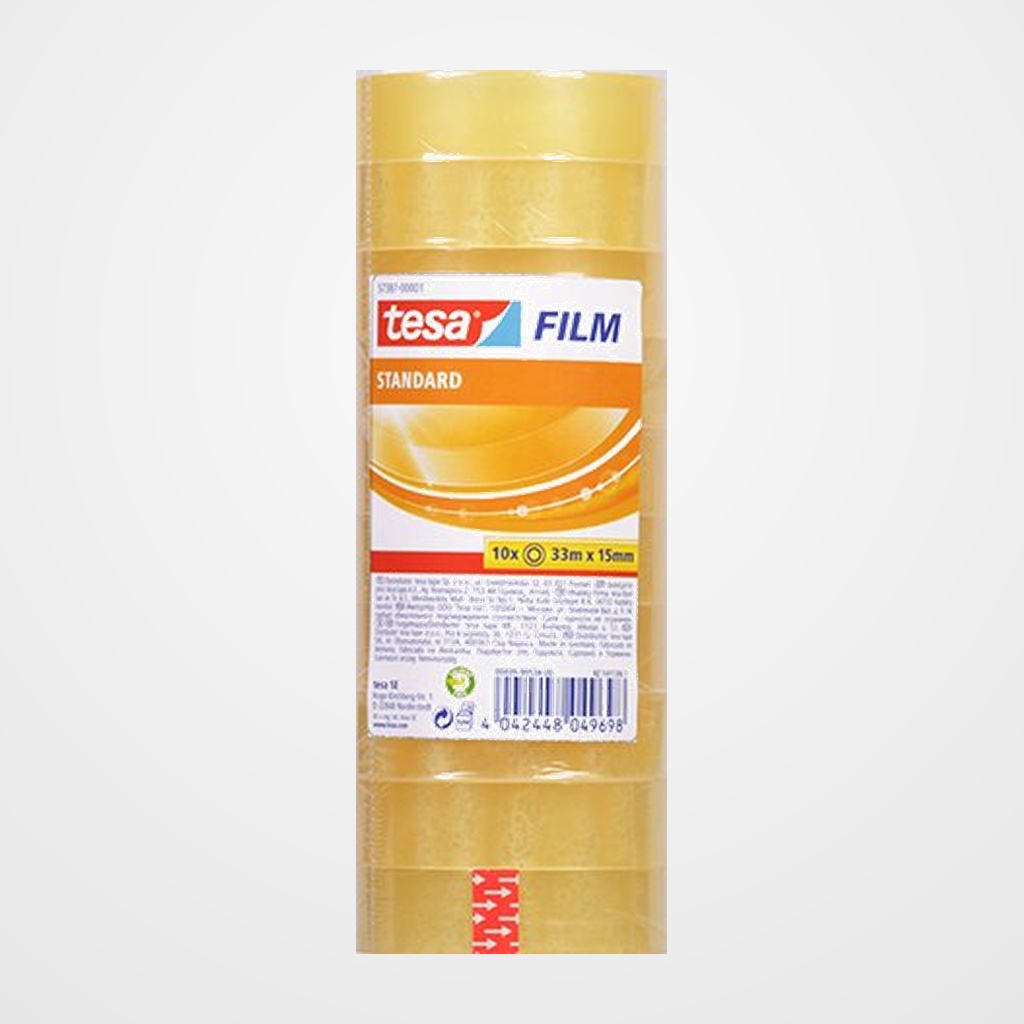 CINTA ADHESIVA TESA STANDARD EN TORRE rollo 33x15
