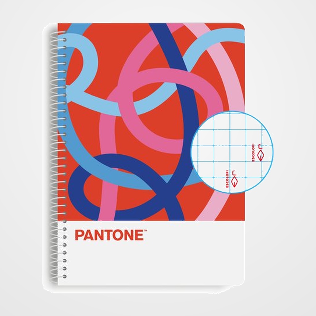 BLOC ESCOLOFI  PANTONE MOODS A4 80h  CUADRIC.4x4 90g BRAINSTORMING