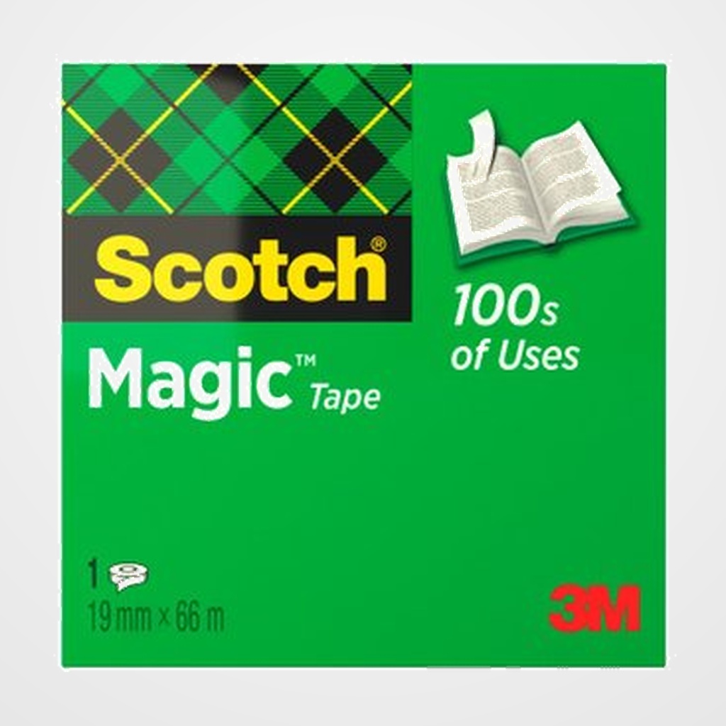 CINTA ADHESIVA SCOTCH MAGIC INVISIBLE rollo 66x19