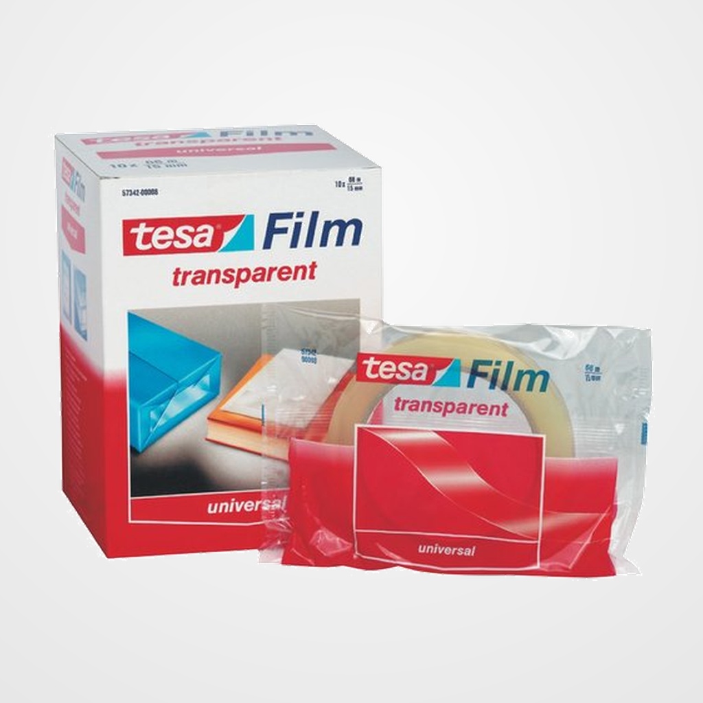 CINTA ADHESIVA TESA TRANSPARENT rollo 33x15