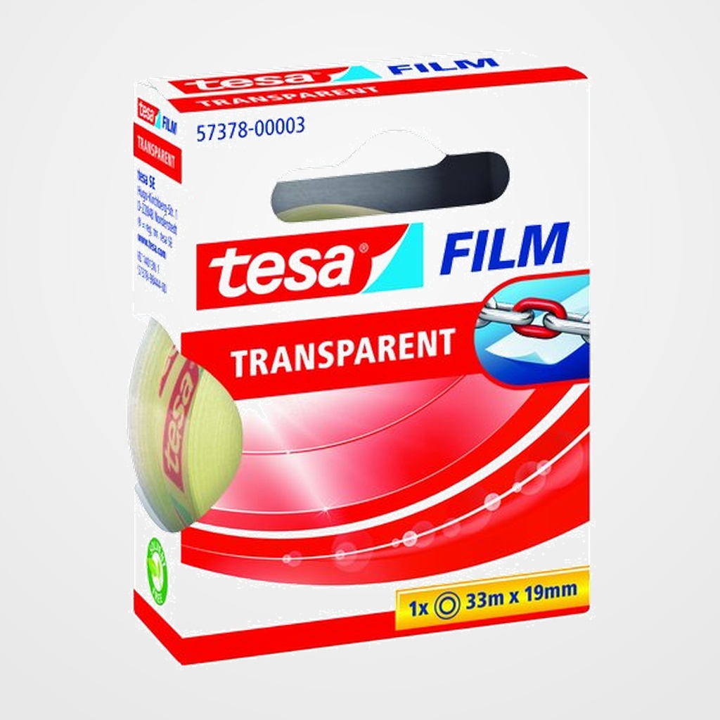 CINTA ADHESIVA TESA TRANSPARENT rollo 33x19