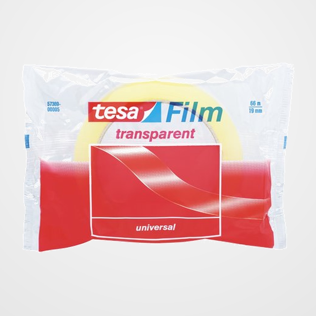 CINTA ADHESIVA TESA TRANSPARENT rollo 66x19