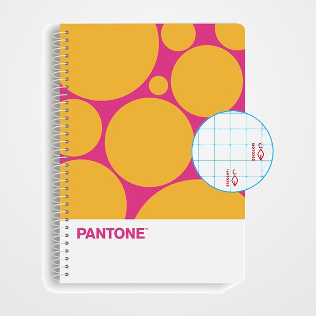 BLOC ESCOLOFI  PANTONE MOODS A4 80h  CUADRIC.4x4 90g IDEAS