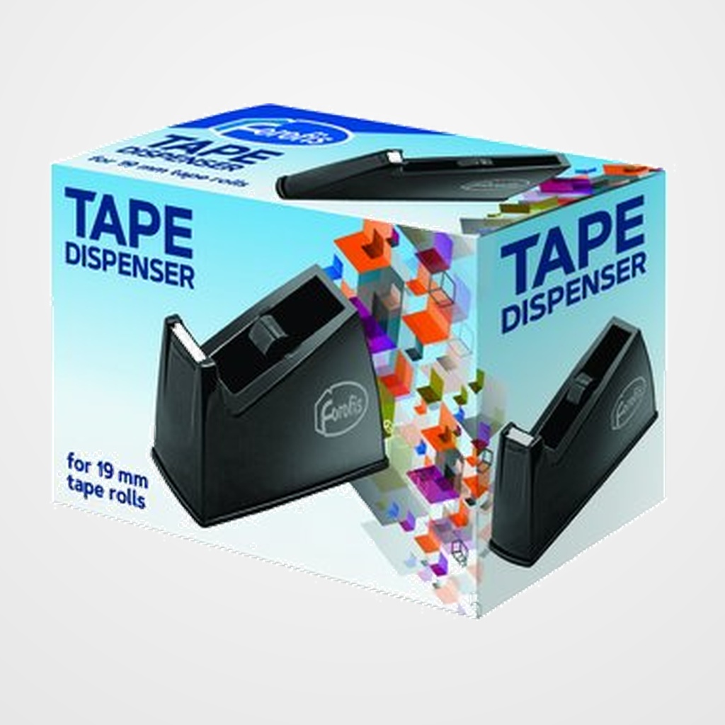 PORTARROLLOS FOROFIS SOBREMESA MEDIANO 19 mm NEGRO