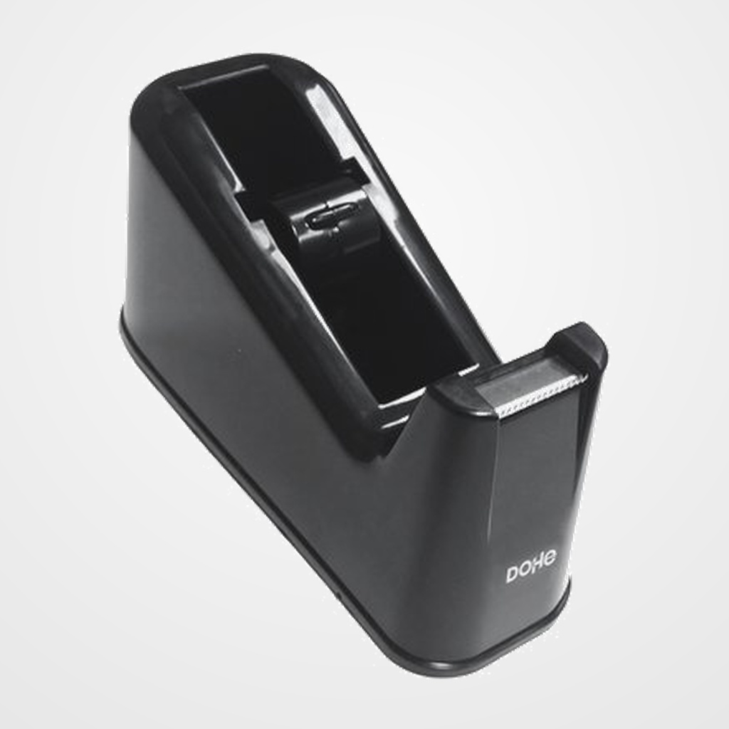 PORTARROLLOS DOHE CINTA ADHESIVA 33 m NEGRO